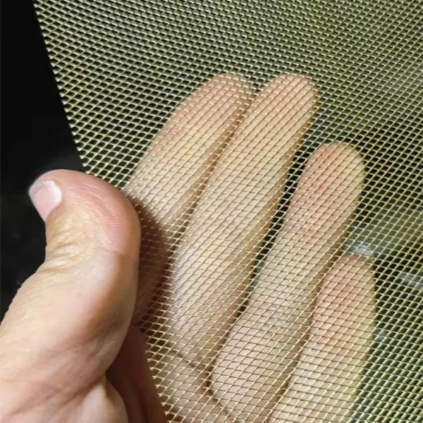 Buy cheap 0.3x0.4mm Opening Expanded Metal Mesh Panels Red Copper Wire For Batteries from wholesalers