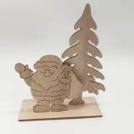 Customized wooden Christmas tree Old man elk Christmas decorations