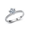 Buy cheap Women Brilliant Cubic Zircon Sterling Silver Engagement Ring (RE118) from wholesalers