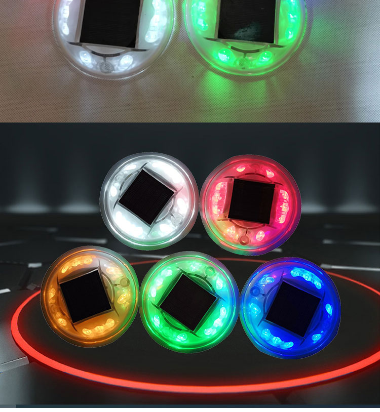 Durable Plastic Reflective Round Road Stud with Road Traffic Safety Warning Function