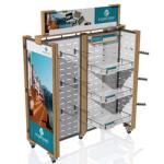 Eagle Creek Travel Gears Display Metal Rack For Diverse Travelers