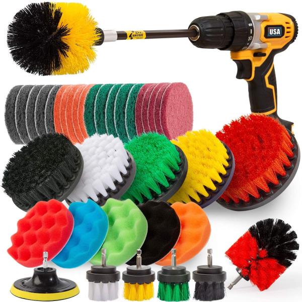 Buy cheap 38 Pack 1.3 kg Drill Cleaning Brush For Bathtub Bathroom Kitchen from wholesalers