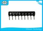 Black High Precision Resistors , Stable 4 Pin - 14 Pin Thick Film Resistor
