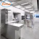 C Frame Stainless Steel Lab Bench Multi Function Chemical Resistant