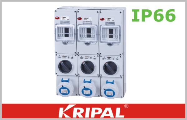 Buy cheap Dustproof 16A Industrial Socket Outlet with RCD Electrical Protection from wholesalers