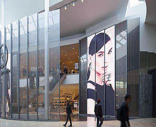 Buy cheap Indoor Fixed See Throught Glass LED Panel Aluminum Transparent Full Color LED Display from wholesalers