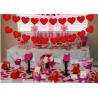 Buy cheap Red Love Decoration 3mm Felt Heart Garland from wholesalers