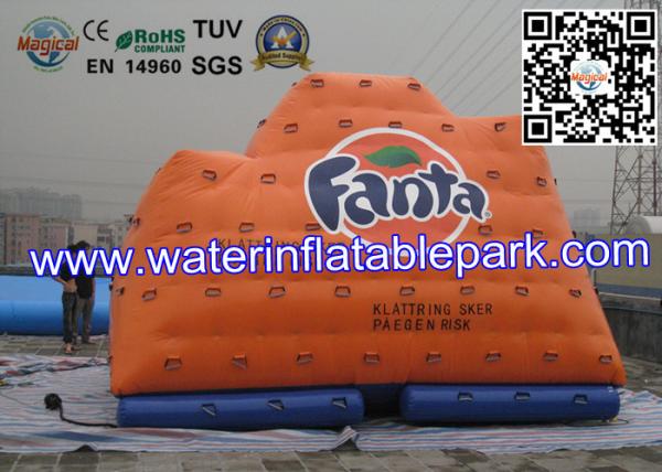 Buy cheap Outdoor Advertising Inflatable Water Park , Inflatable Water Climbing Iceberg from wholesalers