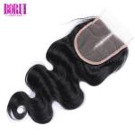 Unprocessed Loose Wave 3 Bundles With Closure , Virgin Human Hair Bundles