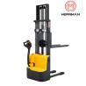 Buy cheap DC motor 695mm fork 1T Pedestrian Fully Electric Reach Pallet Stacker from wholesalers