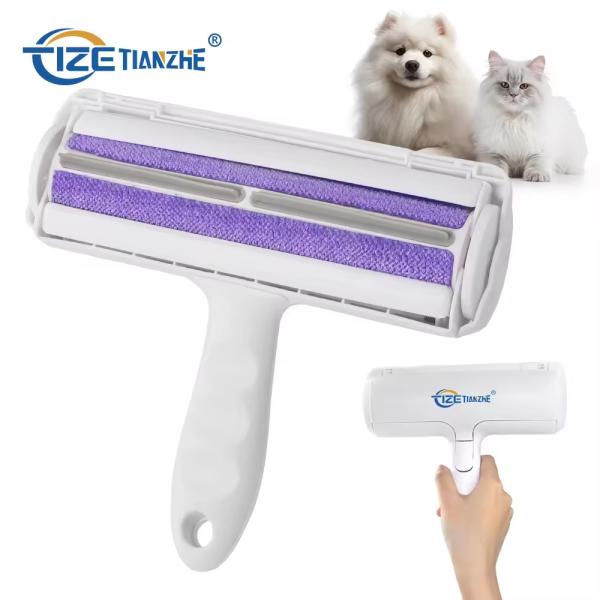 Buy cheap Reusable Pet Grooming Brush Couch Comb Self Cleaning Dog Hair Lint Roller Custom Logo from wholesalers