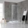 Buy cheap Clear Tempered Glass Shower Enclosure OEM Tempered Glass Shower Screen from wholesalers