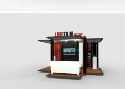 Buy cheap 20GP Hollow Tempered Glass Prefabricated Exhibition Container from wholesalers