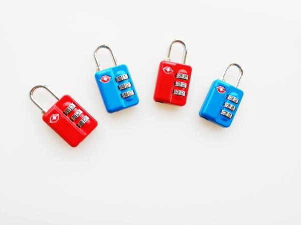 Buy cheap 64.9g TSA Combination Padlock 3 Number TSA Travel Padlock For Handle Luggage from wholesalers