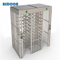 Buy cheap 0.2s Response SUS304 Full Height Turnstile Gate Biometric Access Control product