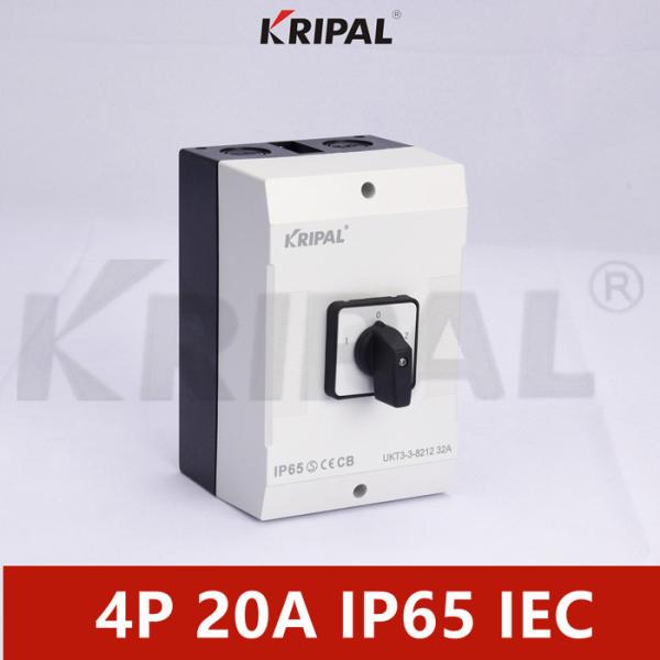 Buy cheap 4P 3phase 230-440V Waterproof Selector Switch IEC Standard IP65​ from wholesalers