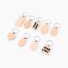 Buy cheap Customized Graphic Beech Wood Carabiner Keychain a Variety of Key Rings from wholesalers
