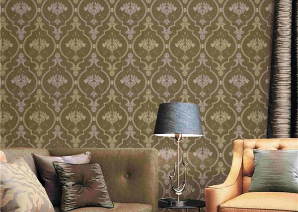 Buy cheap European Damask Printing Embossed Washable Vinyl Wallpaper 0.53*9.5M from wholesalers