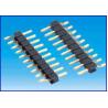 Buy cheap Pitch 2.54mm 1*10P SMT Single row board to board connector Black Gold-plated from wholesalers