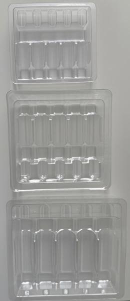 1ml 2ml 5ml 10ml PET Water Injection Ampoule Packaging Tray Vacuum Forming