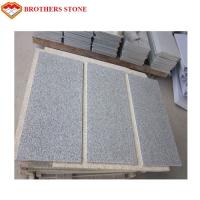 Buy cheap Large Flamed Granite Stone Natural G603 Bianco Crystal Grey Granite Slab product