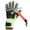 Buy cheap HPPE Knitted Black Mechanic Gloves EN388 Cut 5 Safety Gloves For Oilfield Construction from wholesalers