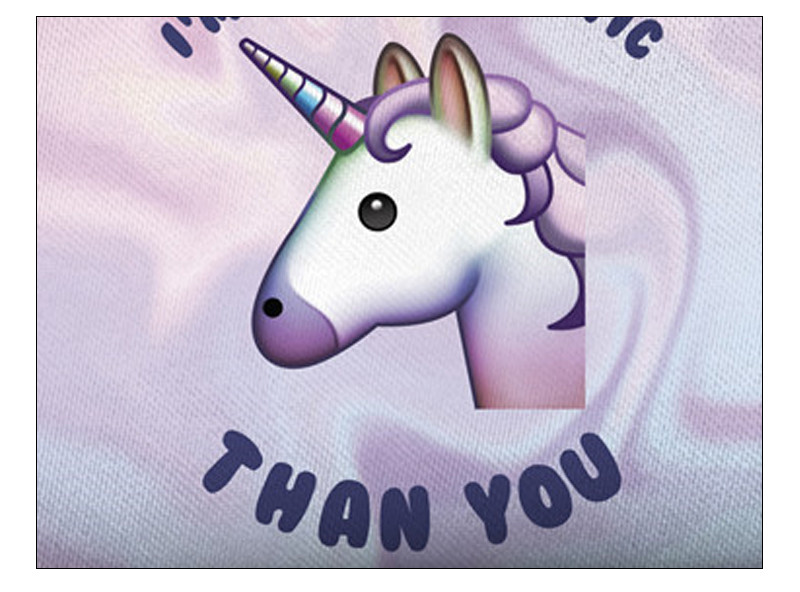 Travel Essential Unicorn Print Waterproof Zipper Toiletry Wash Bag