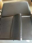 Black 13mm Thickness Antistatic Anti-Fatigue Floor Mat For Workshop Anti-Slip