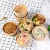 Buy cheap Degradable Environmental Food Grade Custom Printed Disposable Kraft Paper Bowl Salad Paper Bowl from wholesalers