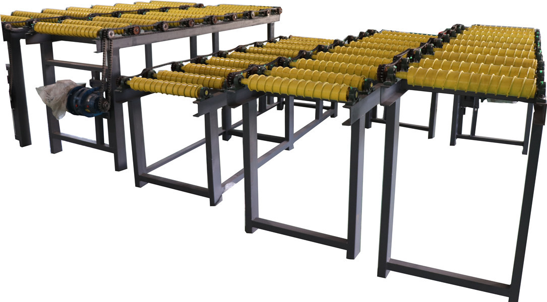 Full Automatic multiple blades rip sawmill Production Line for round logs sawing machines