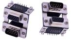 Female D Sub Connector 9PIN Public Seat Combination Type Insulation Resistance
