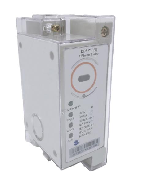 Buy cheap 4kV 50HZ Monophase Smart Prepaid Electricity Meter With CIU from wholesalers