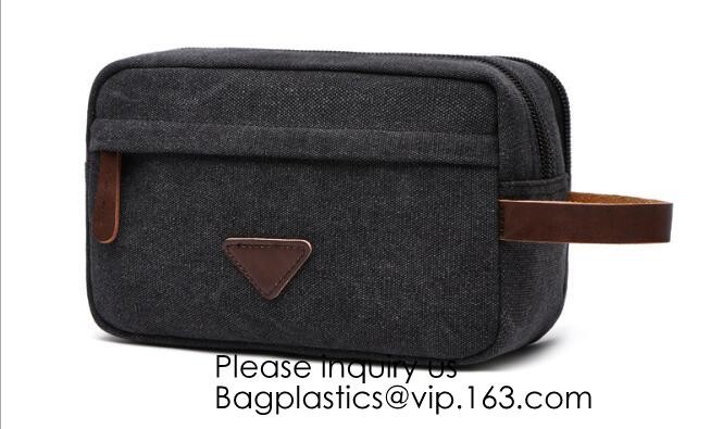 Customized luxury canvas Korean makeup pouch travel cosmetic bag,Promotional Eco friendly Cotton Canvas Zipper Makeup Co