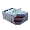 Buy cheap Two Person Jacuzzi Whirlpool Freestanding Bathtub With Jets Step Adult from wholesalers