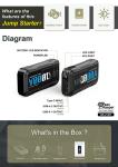 Small Cars J1201 Portable 12v High Power Car Booster Jump Starter For Low