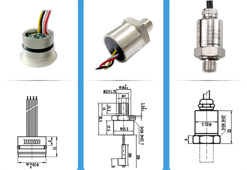 IP 65 I2C/SPI Digital OEM Pressure Sensor Water Air Oil Test