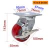 Buy cheap 100mm 4 Heavy Duty Casters 350kg Load Aluminium Caster Wheels from wholesalers