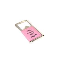 Buy cheap Rectangle PU Leather Keychain Bottle Opener Laser Engraved Hot Stamping product