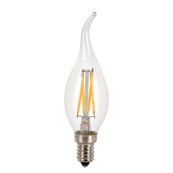 Buy cheap C35 Candle LED Edison Filament Bulbs 4W / 6W 360 Degree For Chandelier from wholesalers