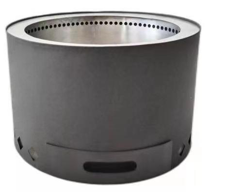 Buy cheap Portable BBQ Stainless Steel Fire Pit Smokeless Black Campfire Stove from wholesalers