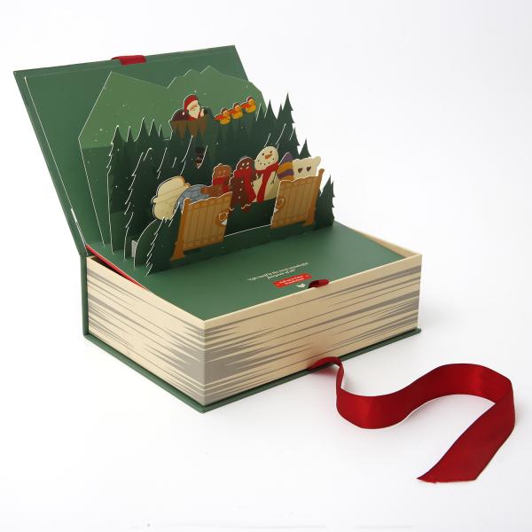 Buy cheap Debossing Christmas Magnetic Closure Gift Box Cosmetic Packaging from wholesalers