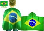 Low MOQ Flag Cape Custom Logo , Promotional Polyester Football Fan Cape