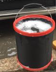 500d PVC Coated Fabric 20L Outdoor Camping Fishing Folding Bucket Car Cleaning
