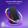 Buy cheap Desktop Wireless Charging Stand Ambient Light Wireless Charging Dock from wholesalers
