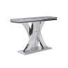 Buy cheap Dining Room Furniture SS Console Table 0.166m3 12mm Tempered Glass from wholesalers