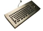 Stainless Steel Industrial Keyboard With Trackball Embedded 90 Mini Keys