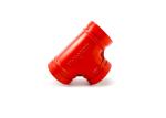 Strictly Control Ductile Iron Pipe Fittings Ductile Iron Tee Flameproof