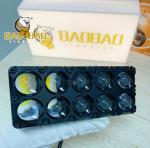 10 Beads Fog Light Aluminum RGB White Yellow Flash Dual Color Motorcycle Spare