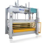 HARSLE Security Hydraulic Steel Door Hot Press Machine for doors by Oil heating
