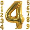 Buy cheap Gold Aluminum Foil Number 0-9 Balloons for Wedding and Party Decoration from wholesalers